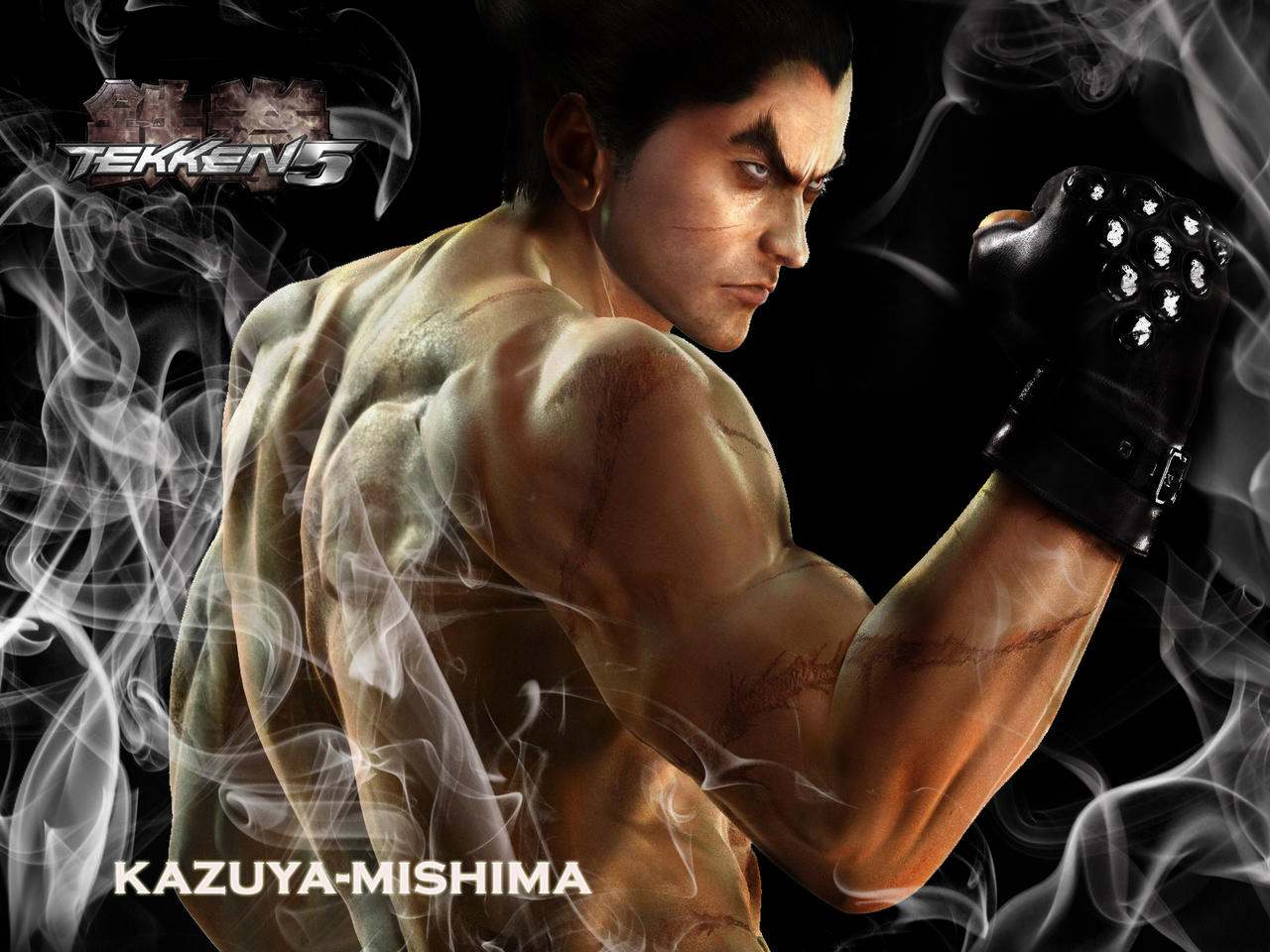 King Tekken 6 Kazuya Mishima Nina Williams wallpaper