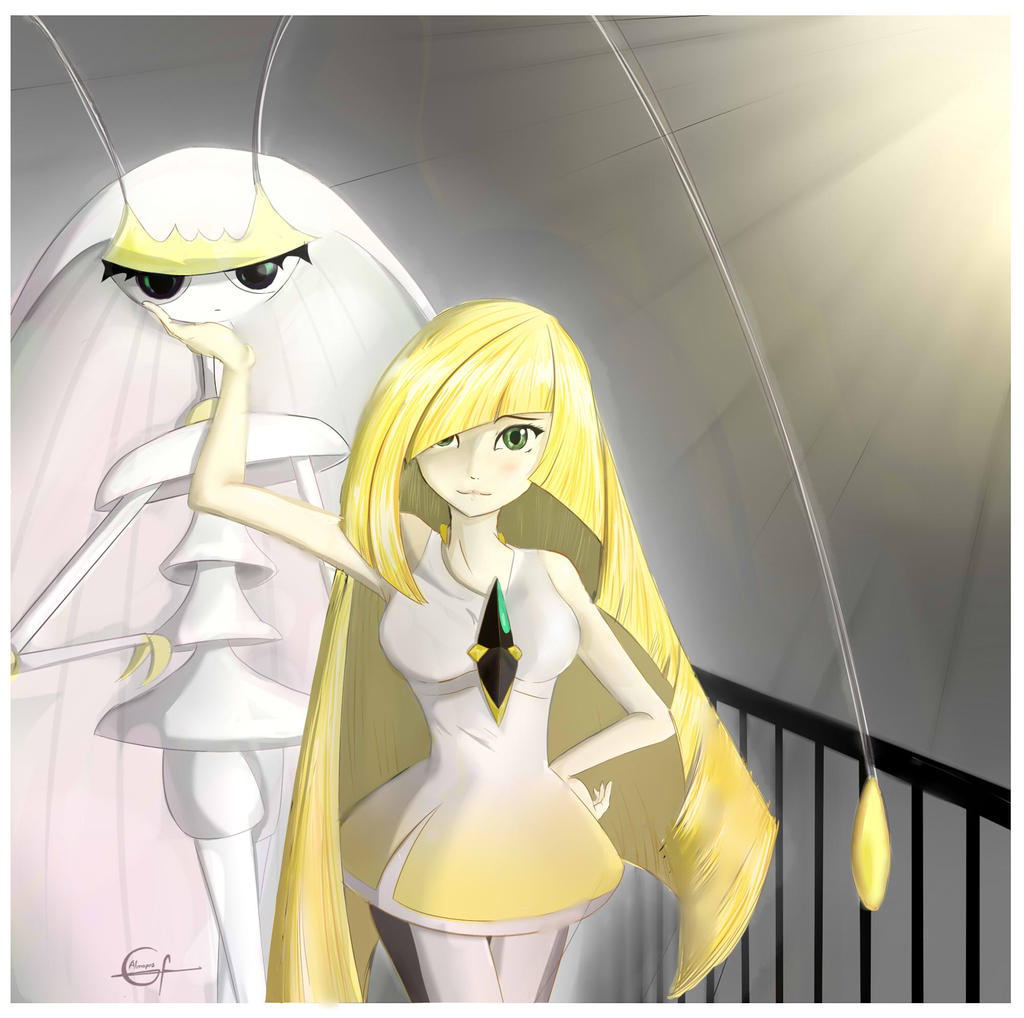Lusamine and Pheromosa~ by Almoprs on DeviantArt