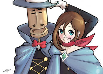 Trucy Wright and Sr Hat