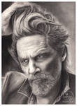 Jeff Bridges Hyperrealistic by GDartstudios