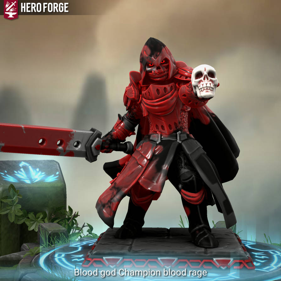 Blood Riot Character Blood god Champion blood rage by Domintion1028 on DeviantArt