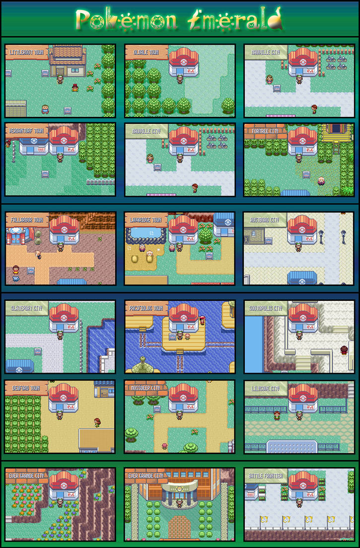 Pokescape Emerald Pokemon Emerald Screenshots by CharizardsFire on DeviantArt