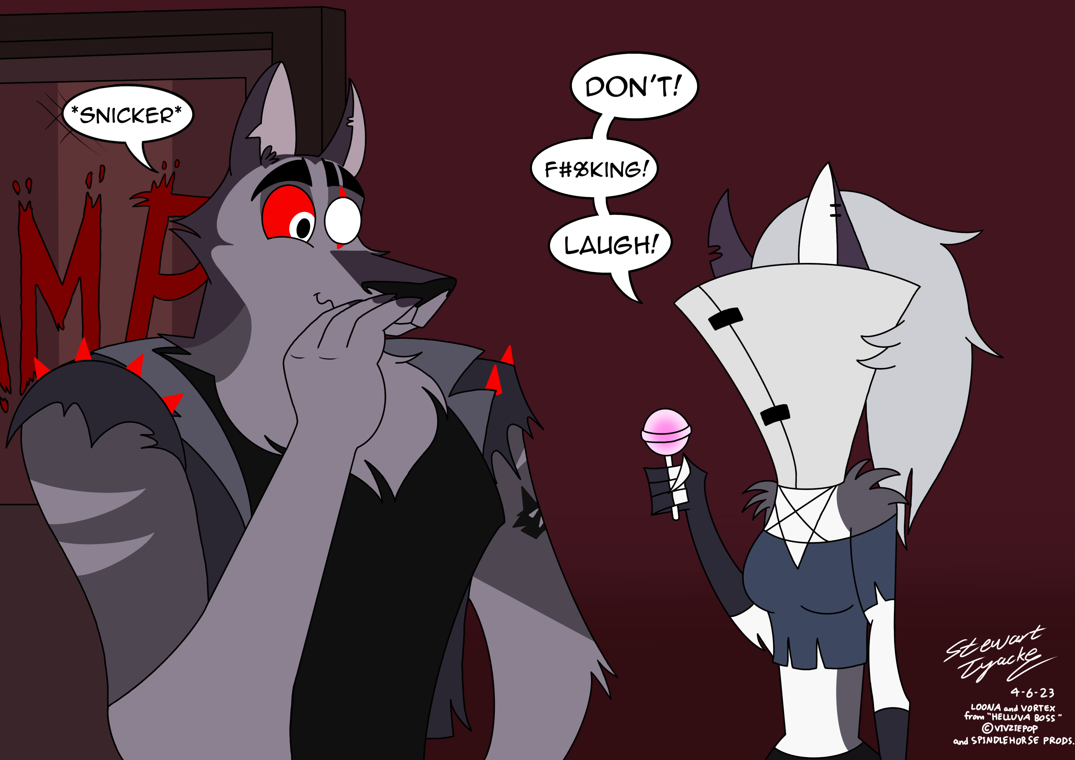 Loona After Her Shots by StewartTyacke1987 on DeviantArt