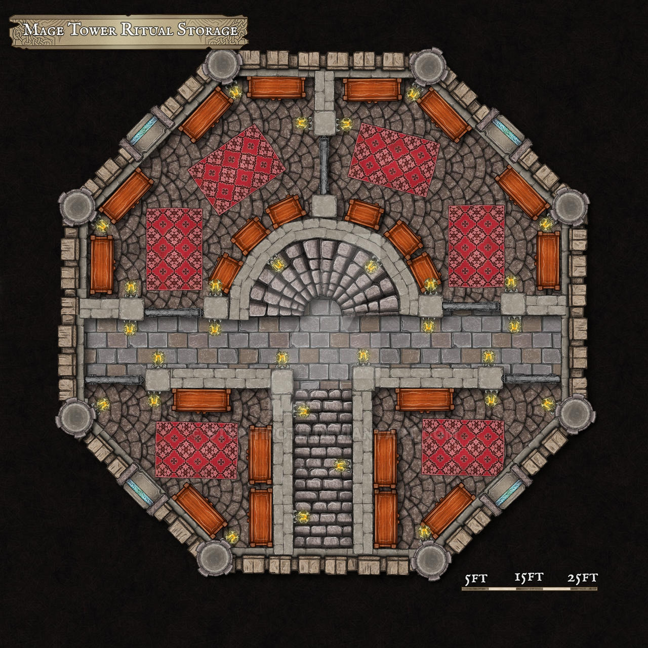 Mage Ritual Room Skyhold mage ritual storage by Steph1roth on DeviantArt