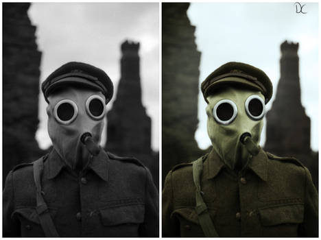 PH mask WW1 colour by Daryl Coyle