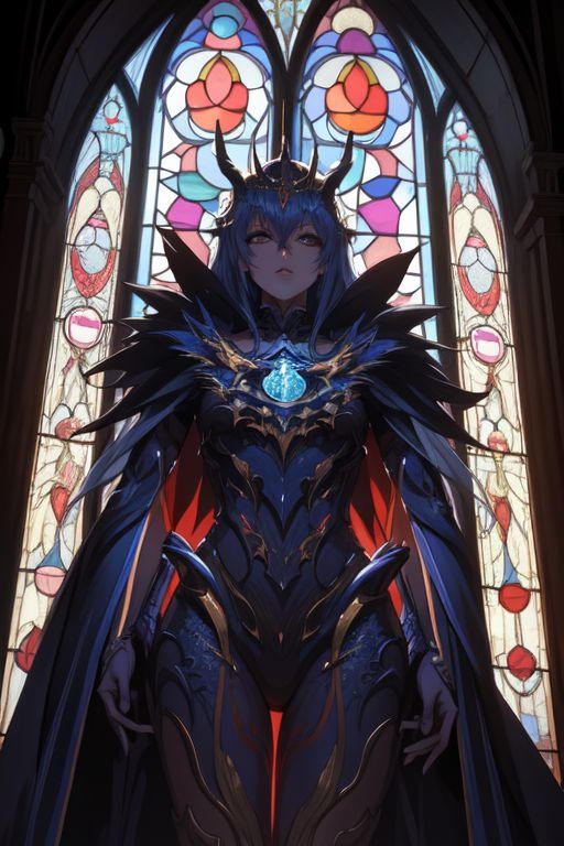 Stained Queen Hel by C-HounDog on DeviantArt