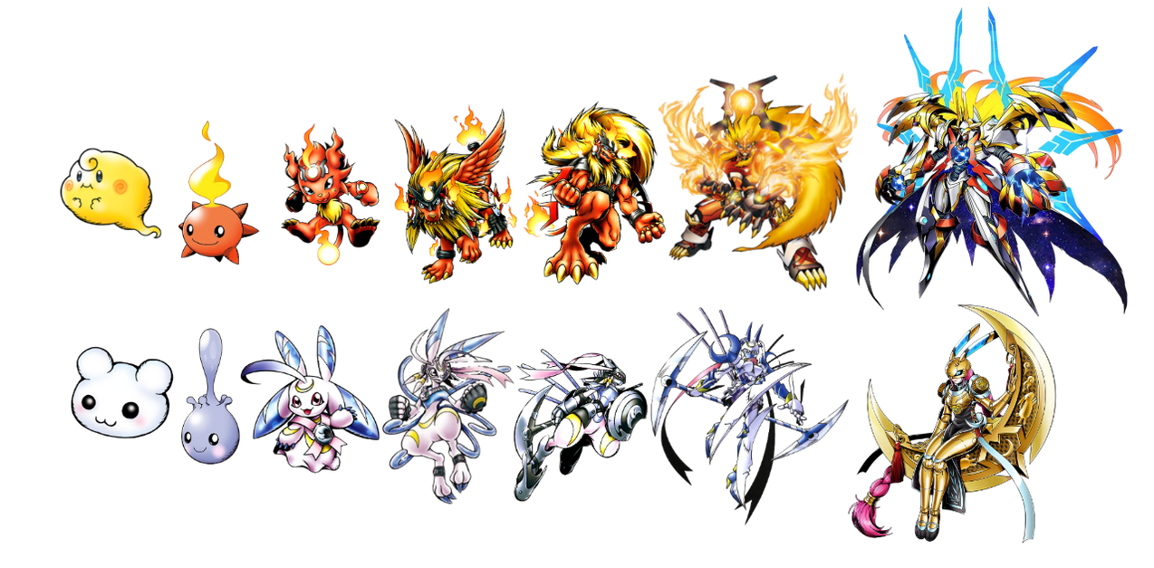 Novamon Grace Novamon and Jougamon by C-HounDog on DeviantArt