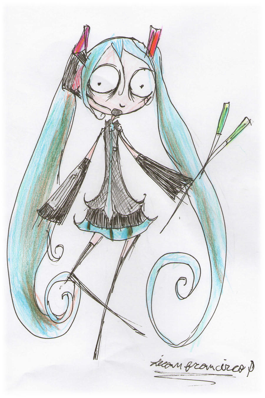 tim burton, hatsune miku