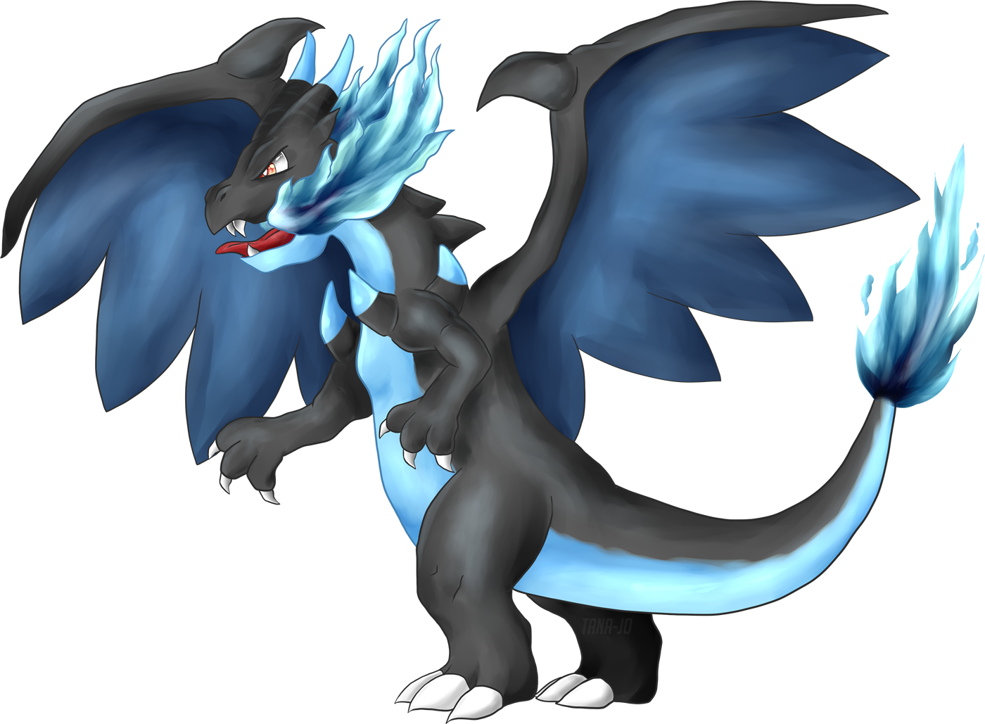 Charizard X Mega Evolution By Tana Jo On Deviantart