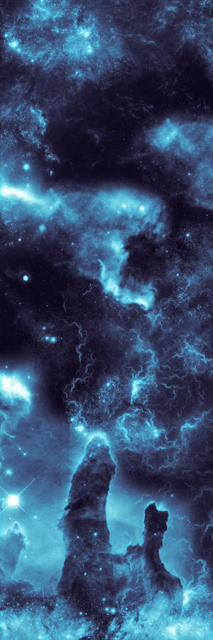 Space blue custom box background