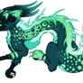 CLOSED Green Lokidragon twin adoptable auction