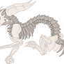 CLOSED EXTREME RARE Skeleton Lokidragon adoptable