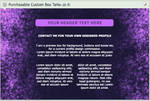 Purple Spark Custom Box Design