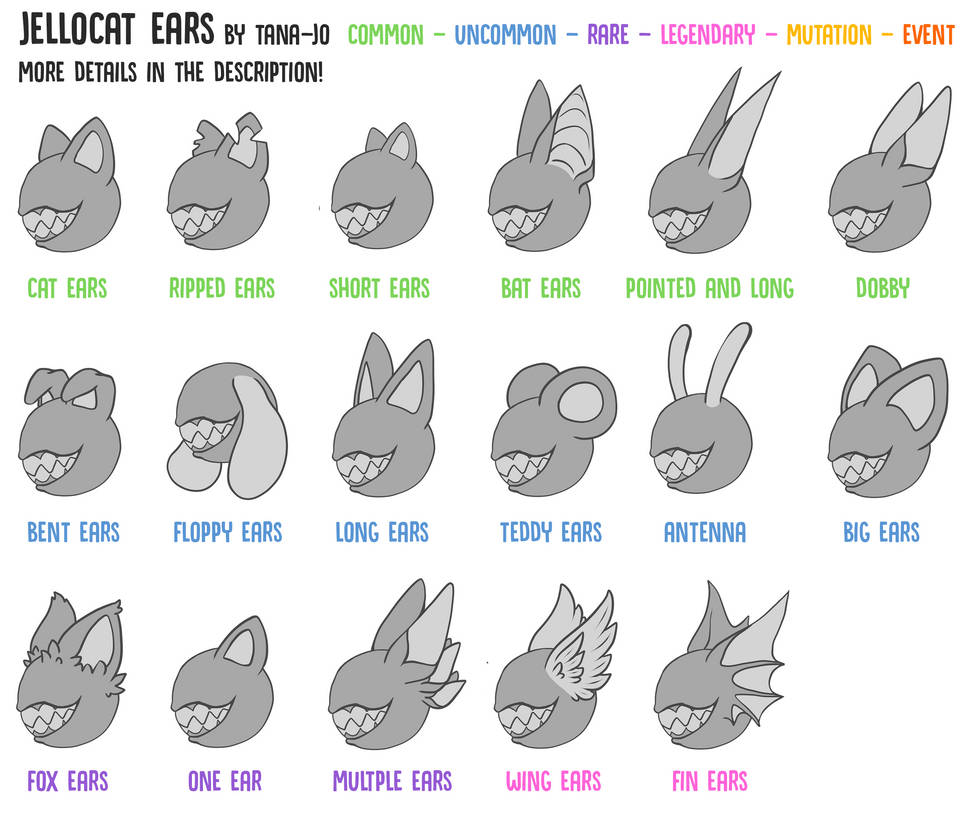 Jellocat Species Ears By TaNa Jo On DeviantArt jellocat-species-ears-by-tana-jo-on-deviantart