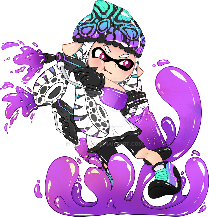 Inkling Splatoon Commission by TaNa-Jo on DeviantArt