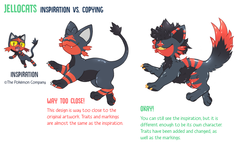 Inspiration vs copying - Jellocat Species