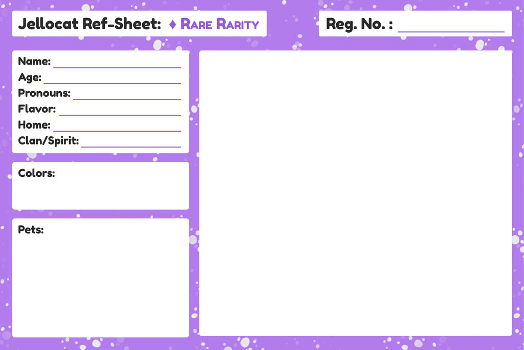 Rare Reference Sheet download