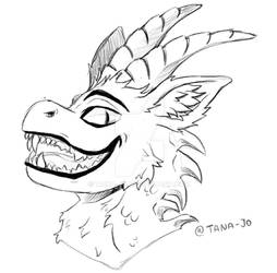 Dragon Sketch Portrait