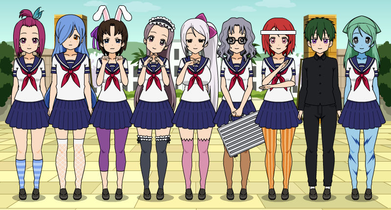 Yandere Simulator Fanmade Rivals by FaethS on DeviantArt