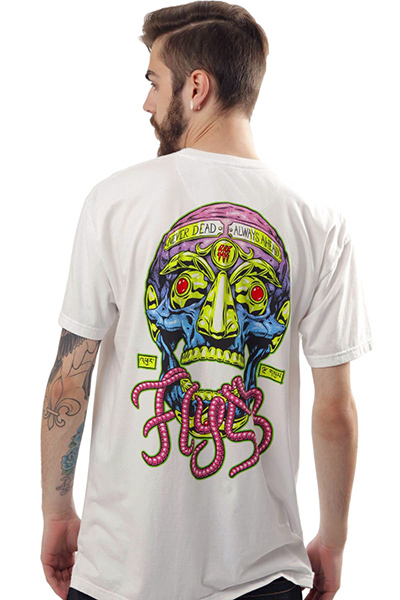 Worm Skull T-Shirt (Fly53)