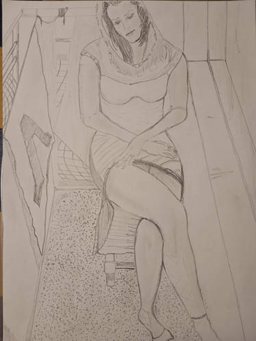 P.M. on the balcony
