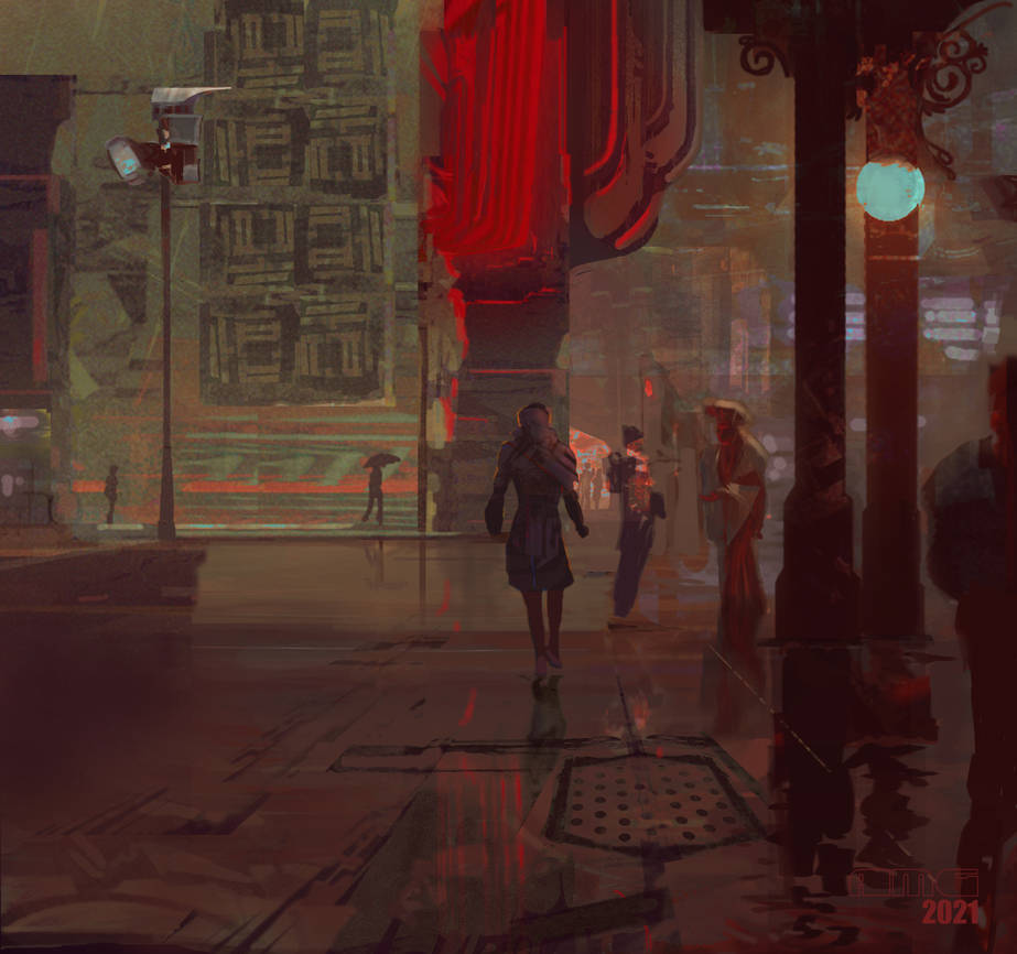 Rachel Neon Neon VII (Rachel) by AdrianMarkGillespie on DeviantArt