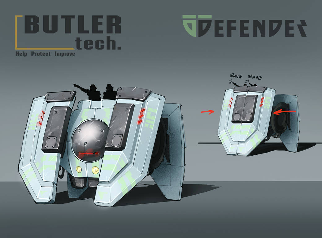Defender bot by Butler49 on DeviantArt