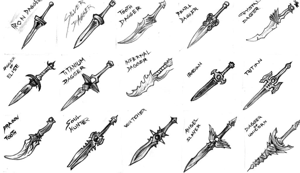 Superscript Dagger Daggers by spagi on DeviantArt