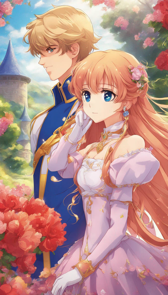 princess with her Prince Charming