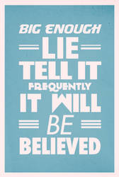 Big Enough Lie becomes Truth