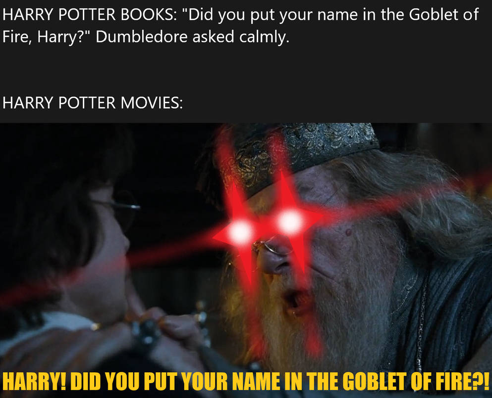 Dumbledore Asked Calmly by BAD1ZACH101 on DeviantArt