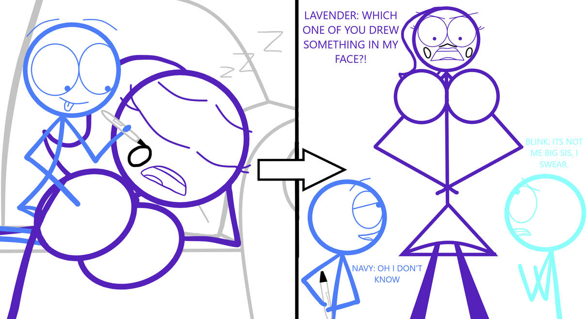 Fake Character Drawing Face Drawing Prank by BAD1ZACH101 on DeviantArt
