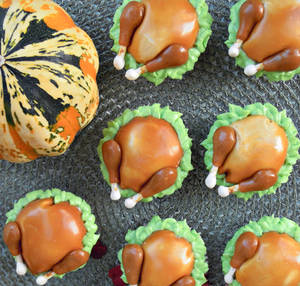 Turkey Cupcakes by cake4thought