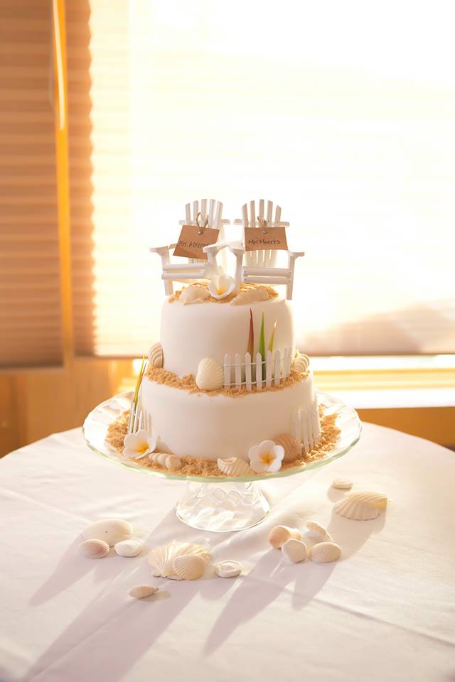 Beach Wedding Cake