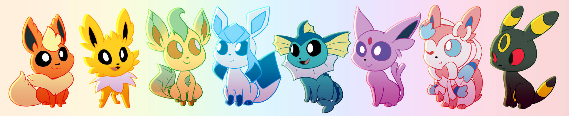 Big Round Eeveelutions