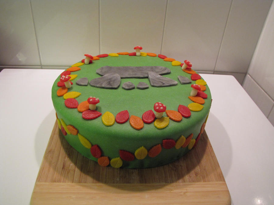 Drenthe in autumn - cake