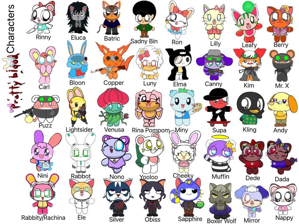 Pretty Blood Characters By Dannythemultifandom On DeviantArt pretty-blood-characters-by-dannythemultifandom-on-deviantart