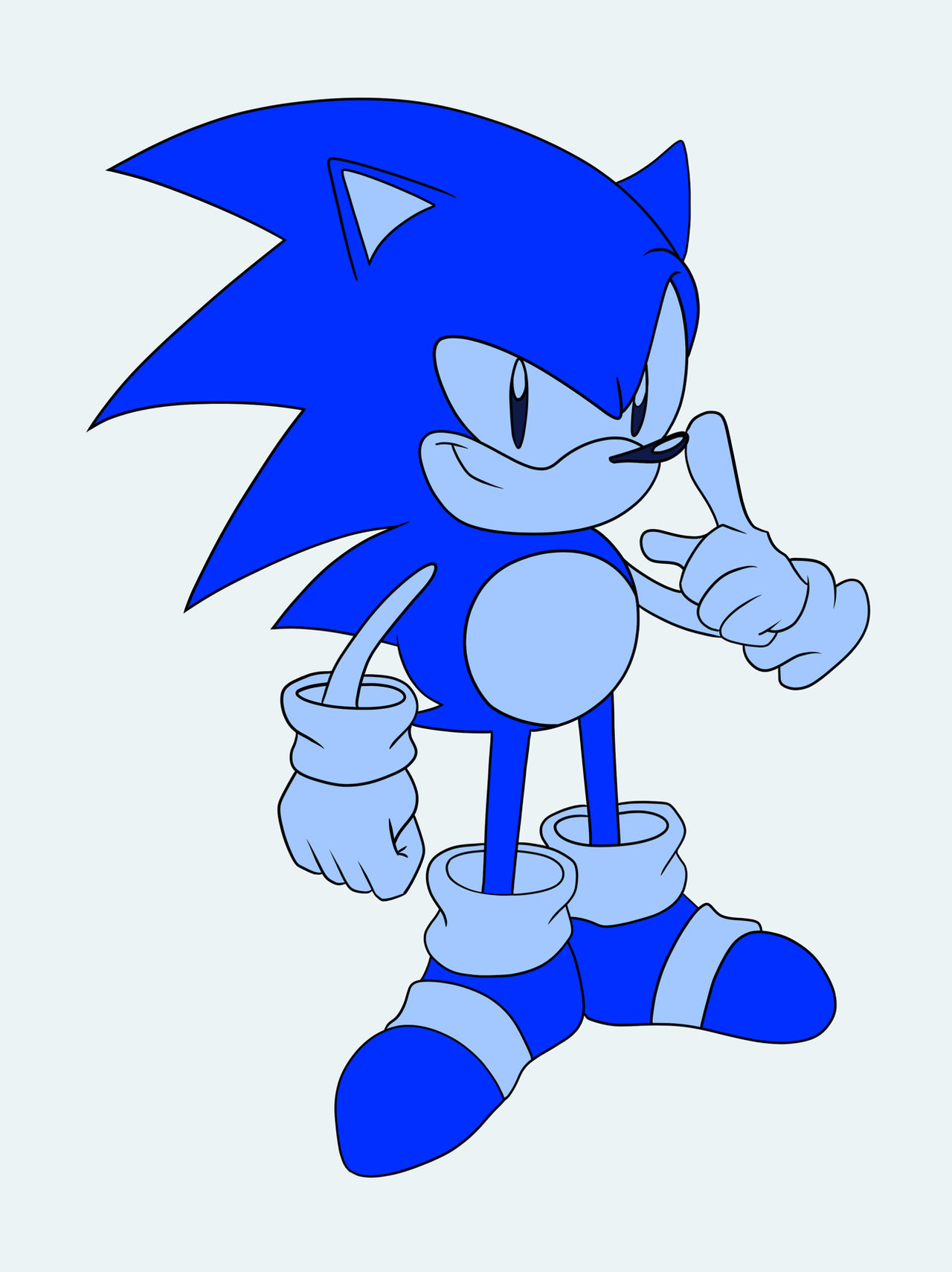 Teenage Hedgehog-Cool Blue by CosmicPeanut456 on DeviantArt
