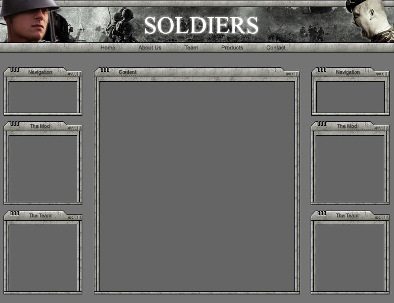 Combat Layout Soldiers Layout by logic9 on DeviantArt