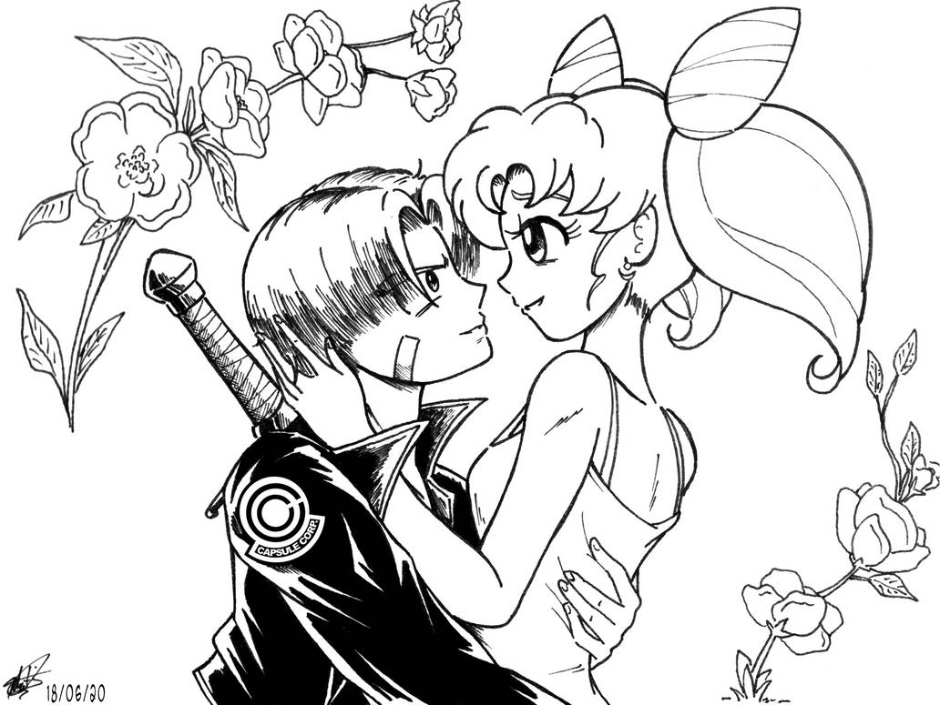 Trunks And Rini Rini y Trunks by The-Black-Terror on DeviantArt
