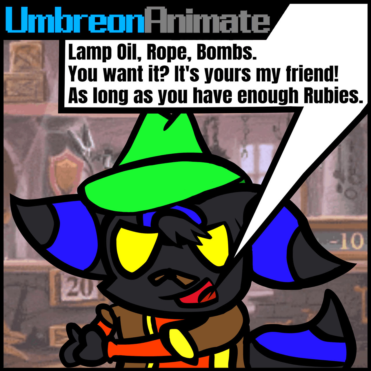 UmbreonAnimate as Morshu