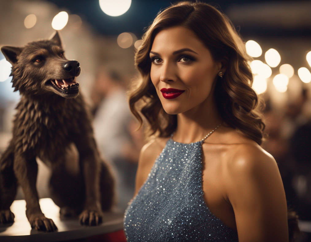 News Anchor Interviews Werewolf Woman by user1 on DeviantArt