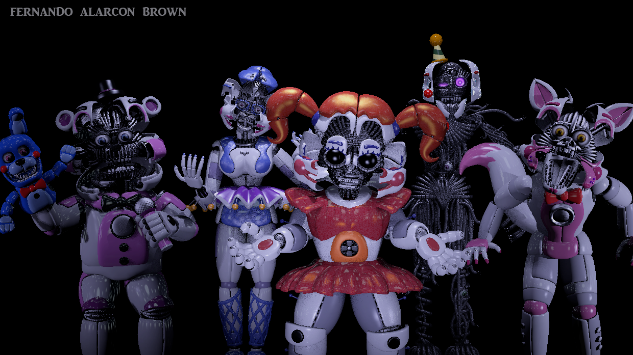 Funtime Animatronics fnaf3 by Alexander133Official on DeviantArt