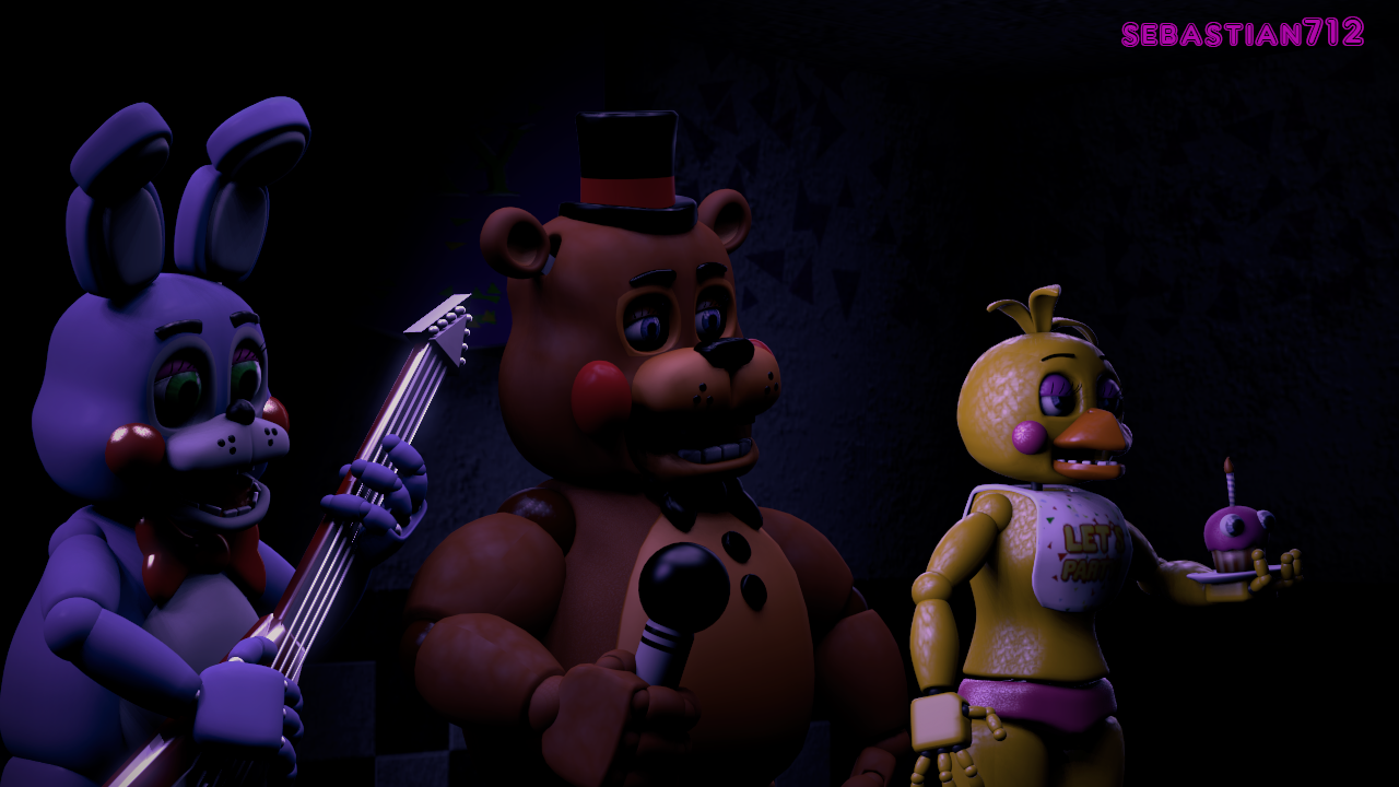 Sfm Ucn Fnaf 1 Animatronics by sebastian712 on DeviantArt