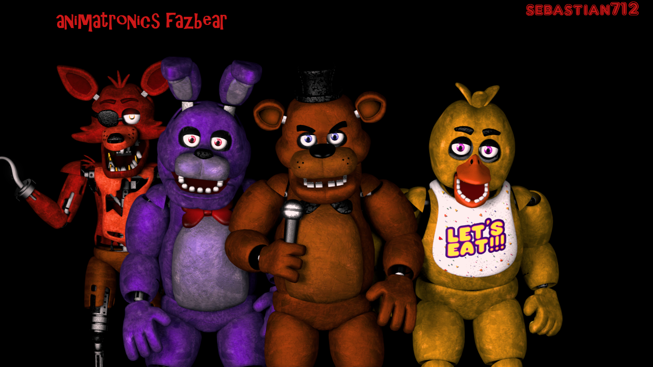 Sfm Ucn Fnaf 1 Animatronics by sebastian712 on DeviantArt