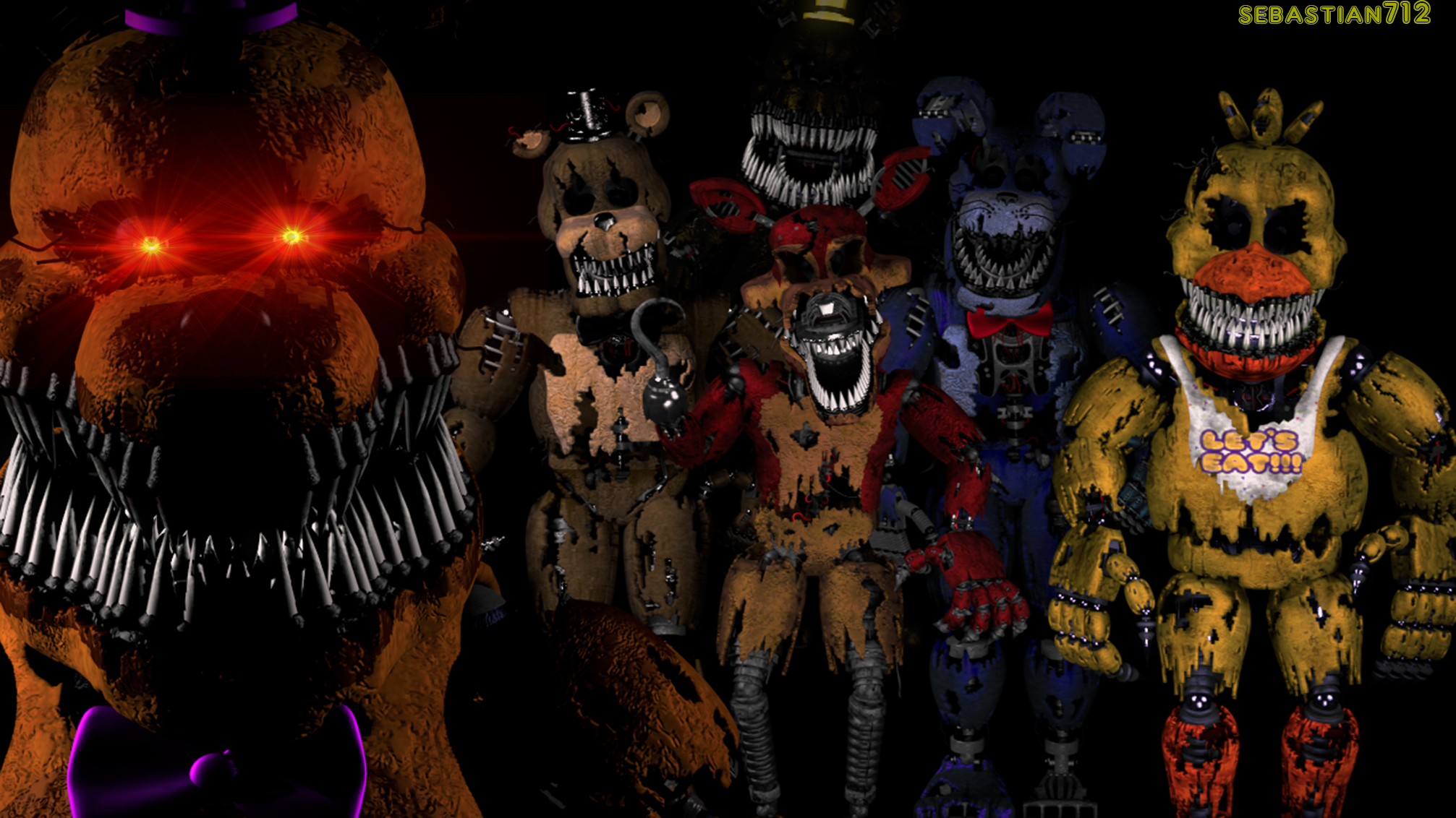 FNaF/C4D] - FNaF 4 Pack By EA No-Root by fazred on DeviantArt