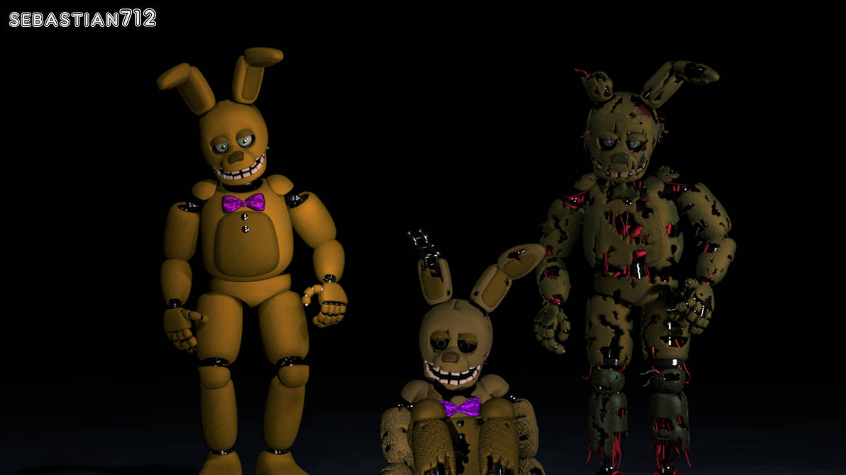 Evolution Spring Trap Deviantart Sfm Springtrap Evolution by sebastian712 on DeviantArt