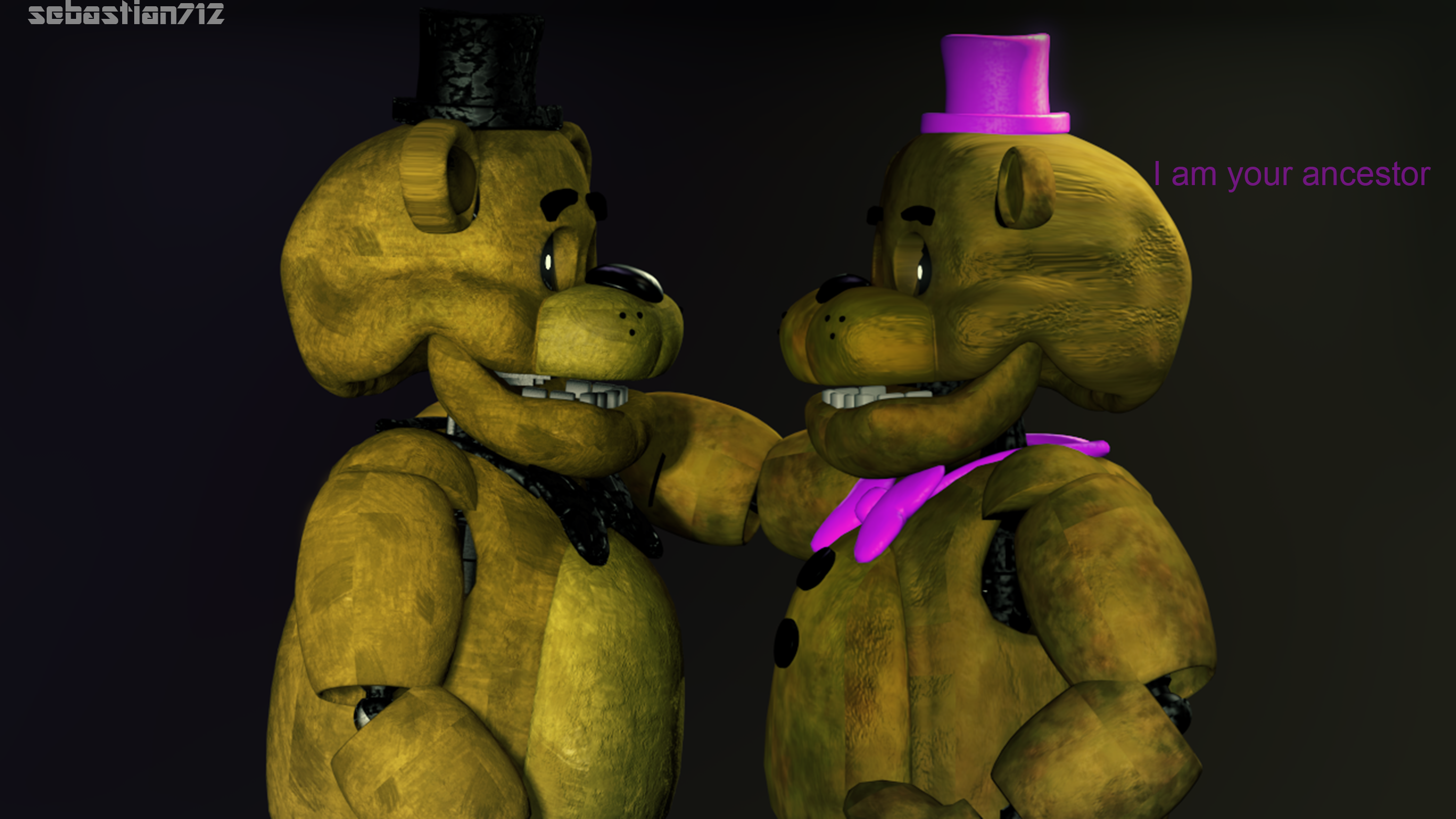 Sfm Ucn Golden Freddy And Fredbear by sebastian712 on DeviantArt