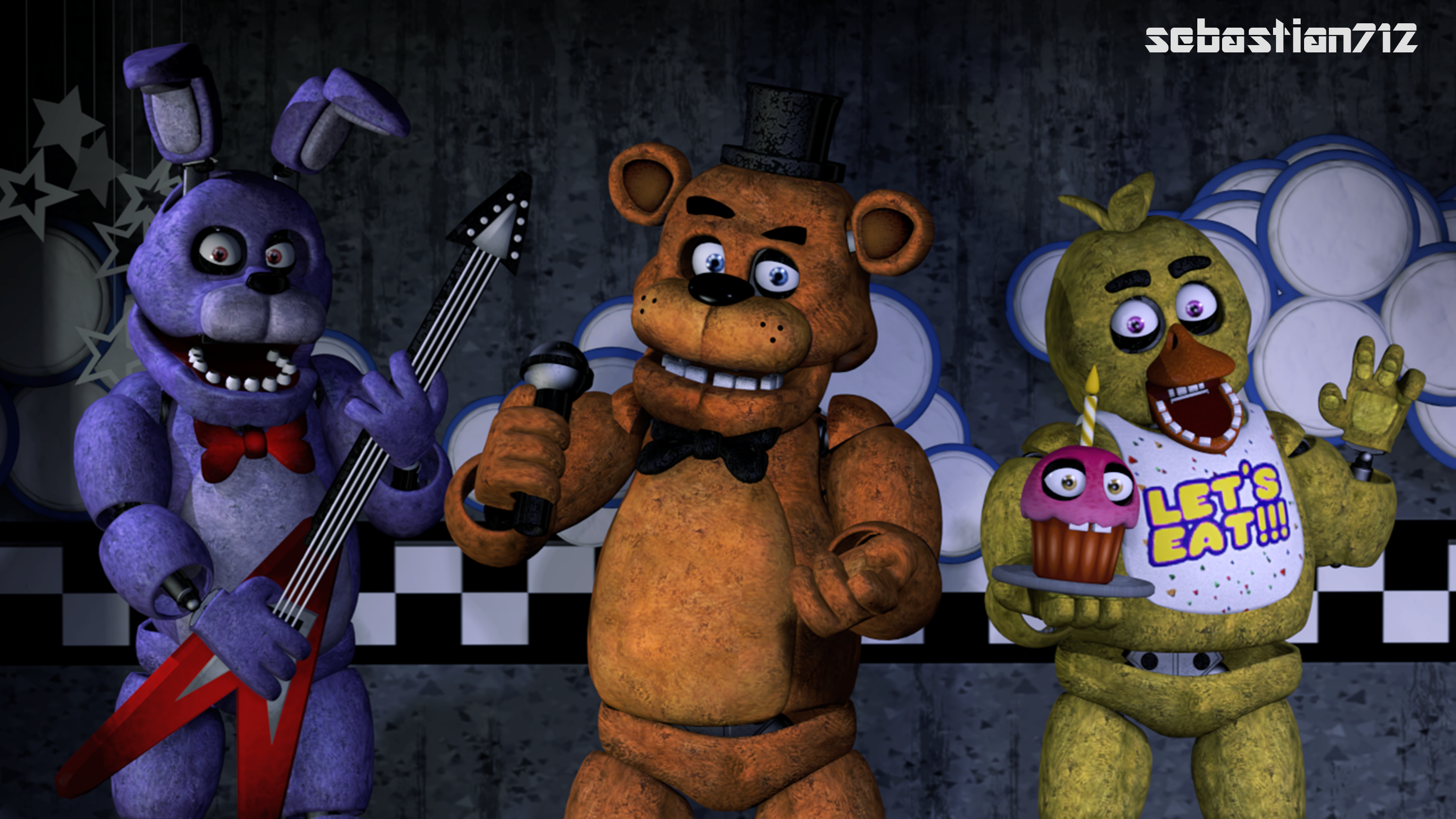 Sfm Ucn Fnaf 1 Animatronics by sebastian712 on DeviantArt