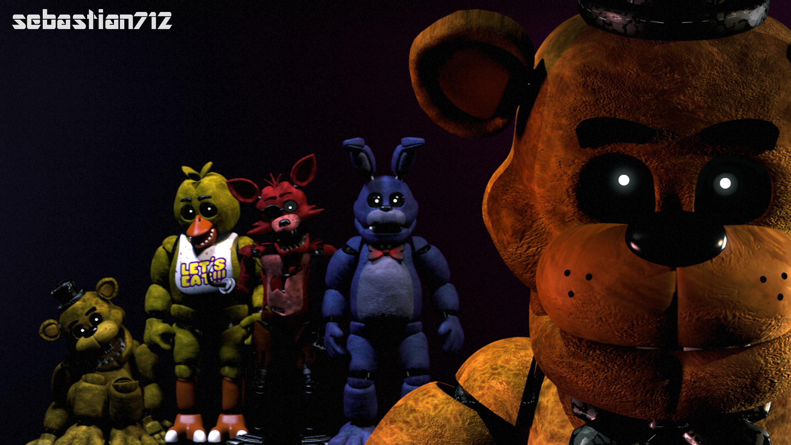 Sfm Ucn Fnaf 1 Animatronics by sebastian712 on DeviantArt